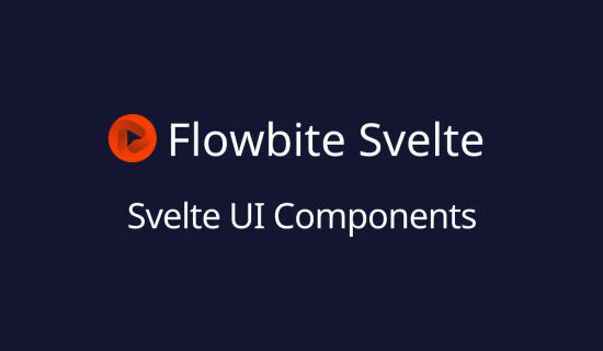 Flowbite Svelte