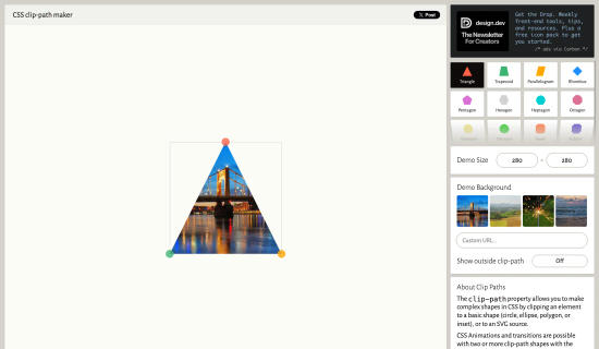 CSS clip-path maker