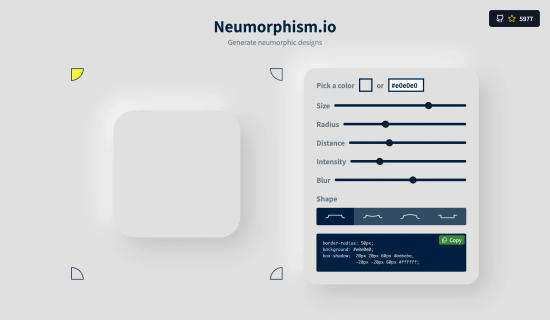 Neumorphism.io