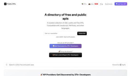 Public APIs