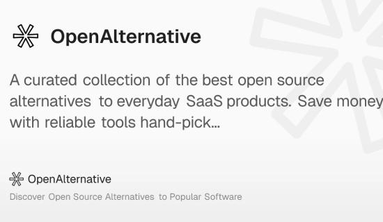 OpenAlternative