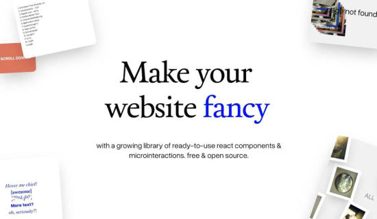 Fancy Components