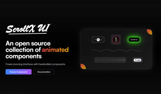 ScrollX UI
