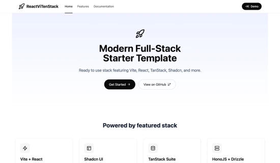 ReactViTenStack