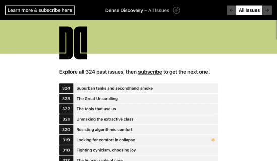 Dense Discovery