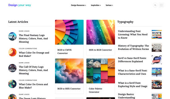 Design Your Way: Resources for Designers