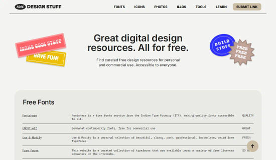 Free Design Stuff