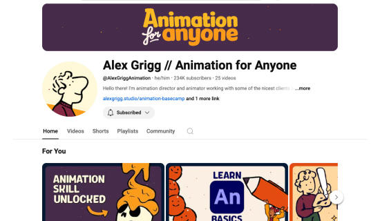 Alex Grigg Channel