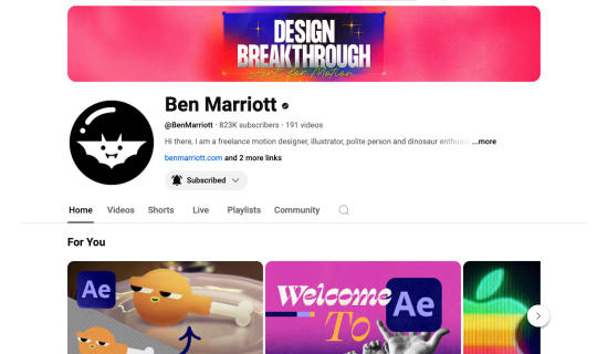 Ben Marriott Channel