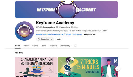 Keyframe Academy Channel