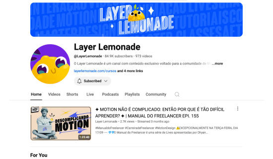 Layer Lemonade Channel