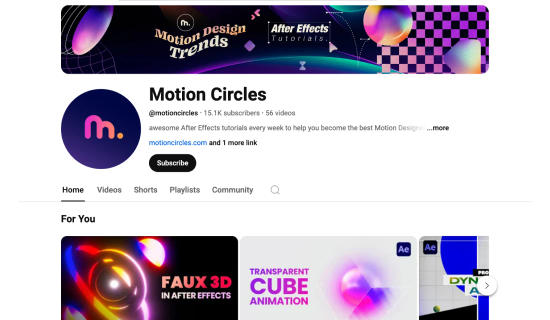 Motion Circles Channel