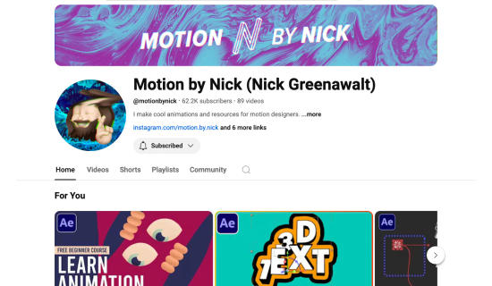 Motion by Nick Channel