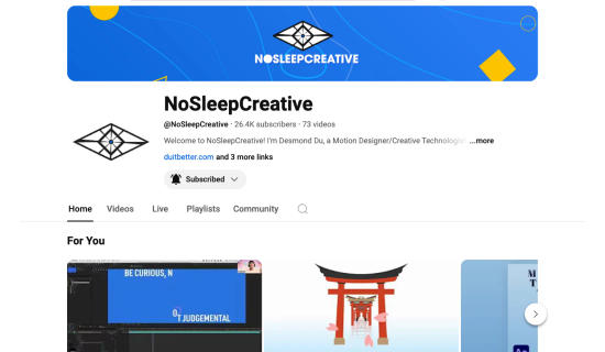 NoSleepCreative Channel
