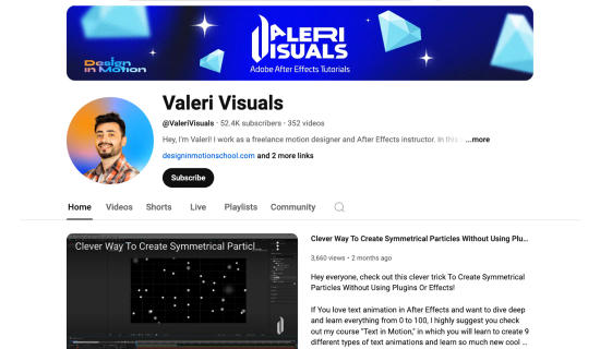 Valeri Visuals Channel