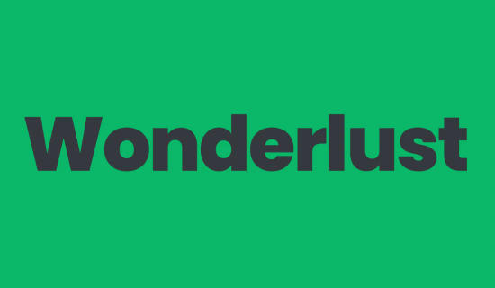 Wonderlust