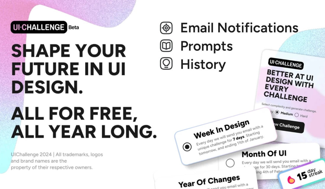 Daily UI/UX Design Challenges | Dezi Gallery