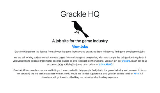 Grackle HQ