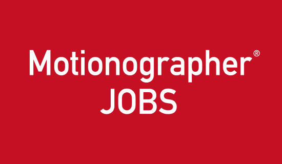 Motionographer® Jobs