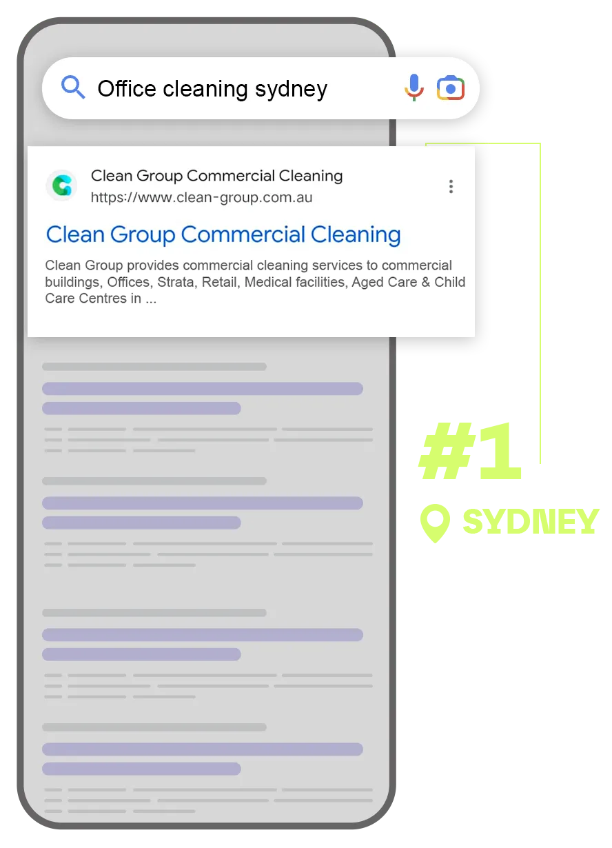 SEO Results - Clean Group Partnered with Dezvolta for SEO Services