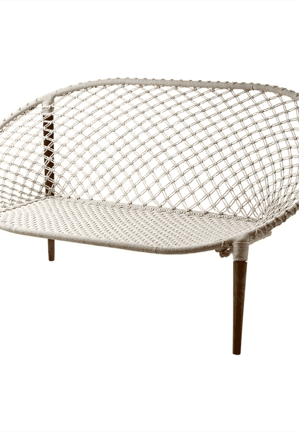 Otroligt fin vit soffa i bomull från Affari of Sweden.