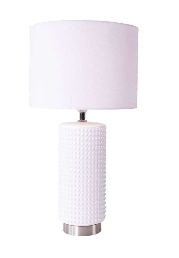 Smickrande lampa i vitt från Pixie Design.