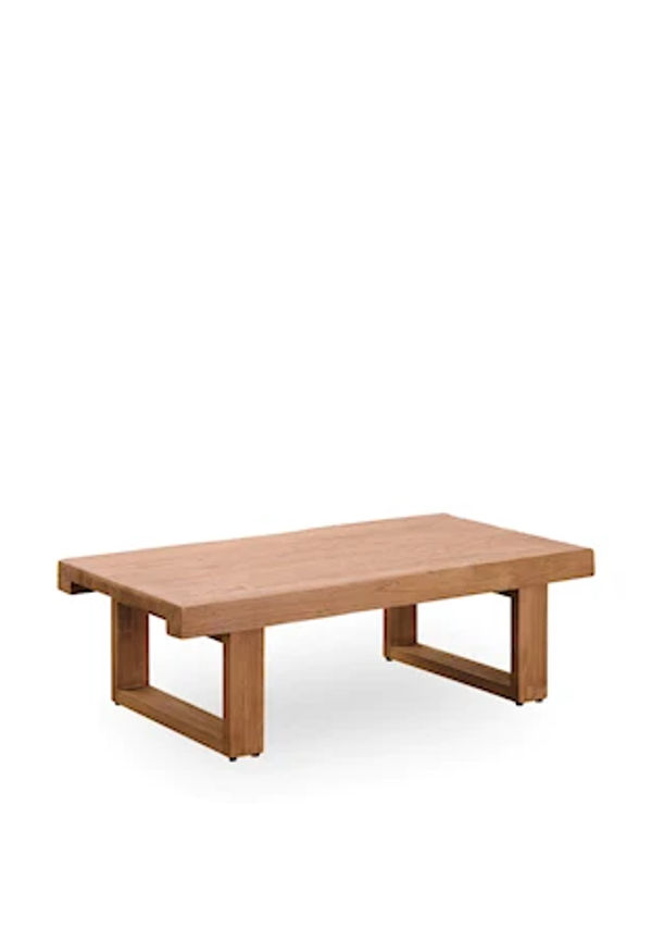 Riktigt snygg brun bord i teak från Sika Design.