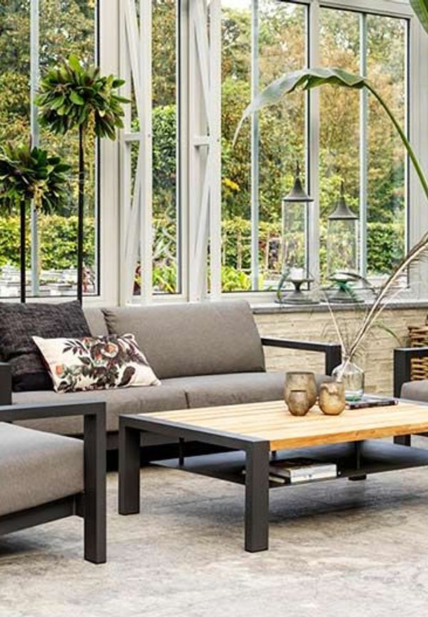 Mysig aluminiumloungegrupp 2025 från Brafab.