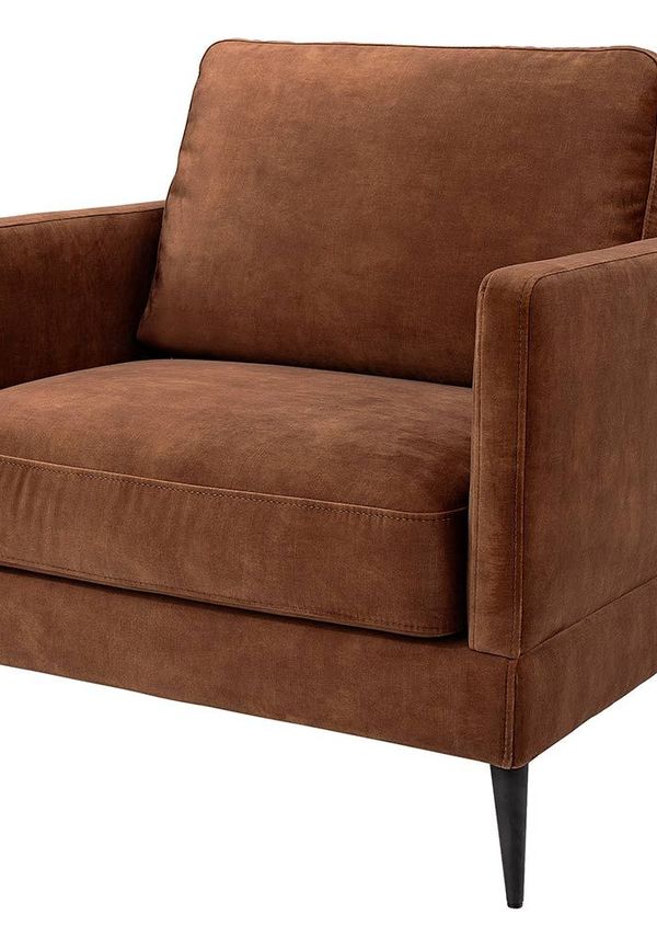 Klassisk brun fåtölj 2025 från Artwood.