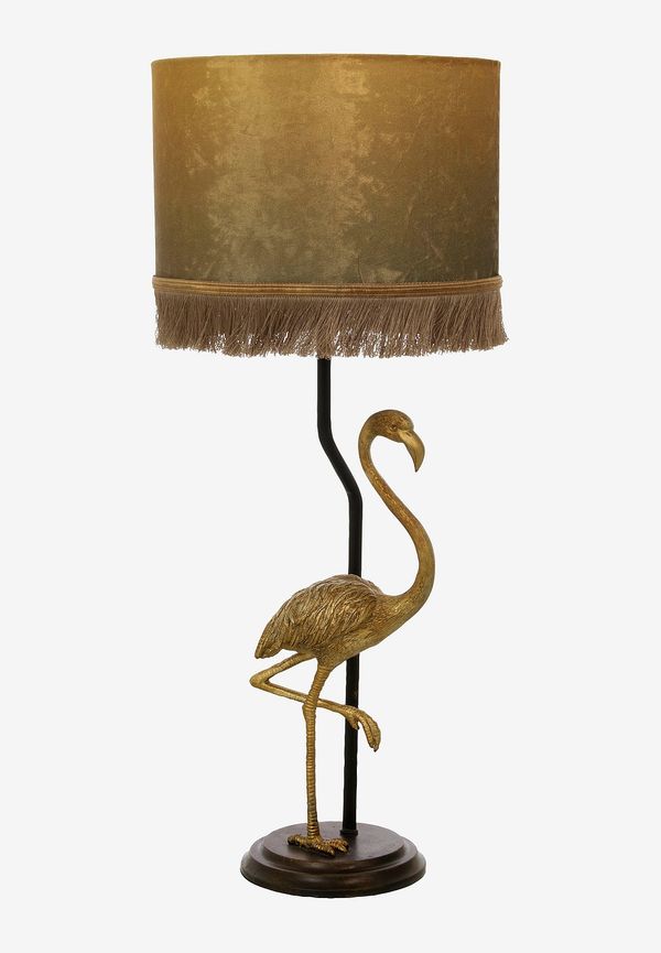 Guld Aneta Lighting-lampa i modern modell.