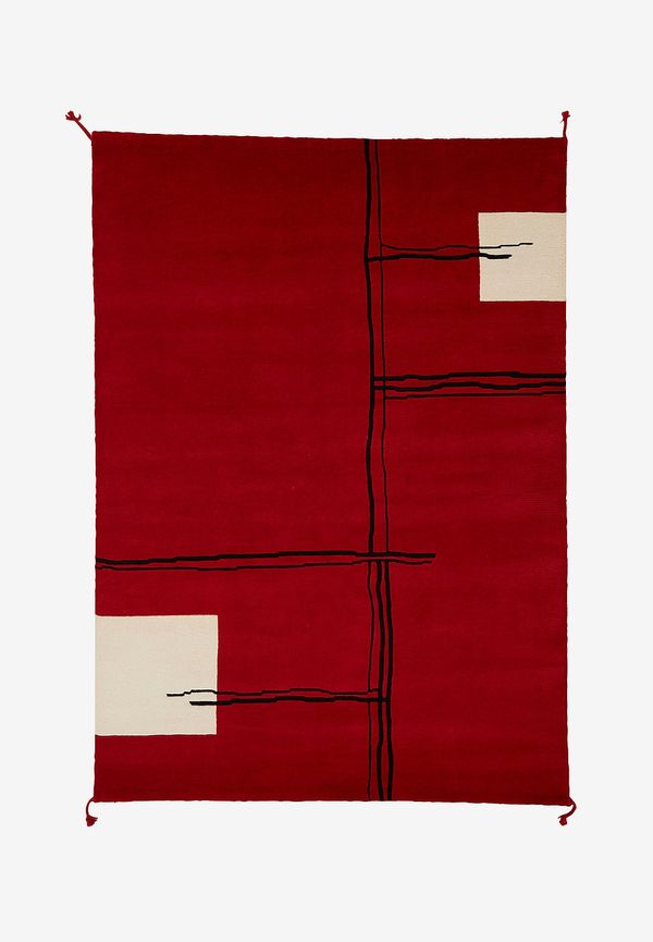 Vacker röd matta 2025 från Bargi.