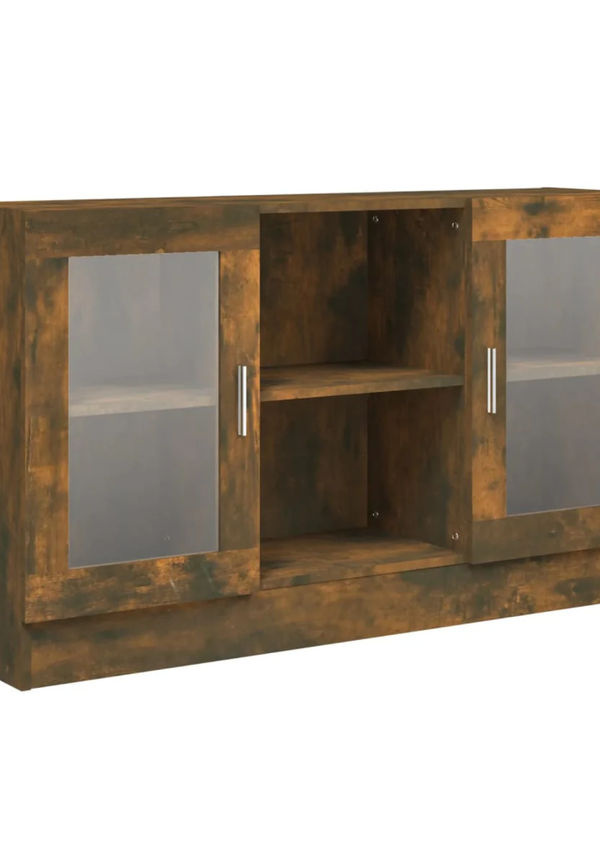 Härlig skåpdörr i brun färg gjord i ek.