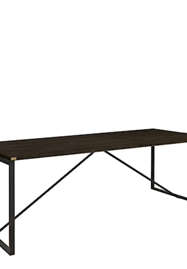 Skön järnmatbord i brunt från Artwood.