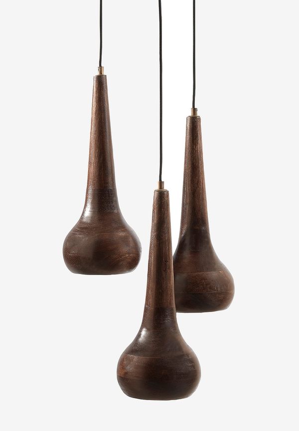 Brun BePureHome-taklampa i elegant modell.