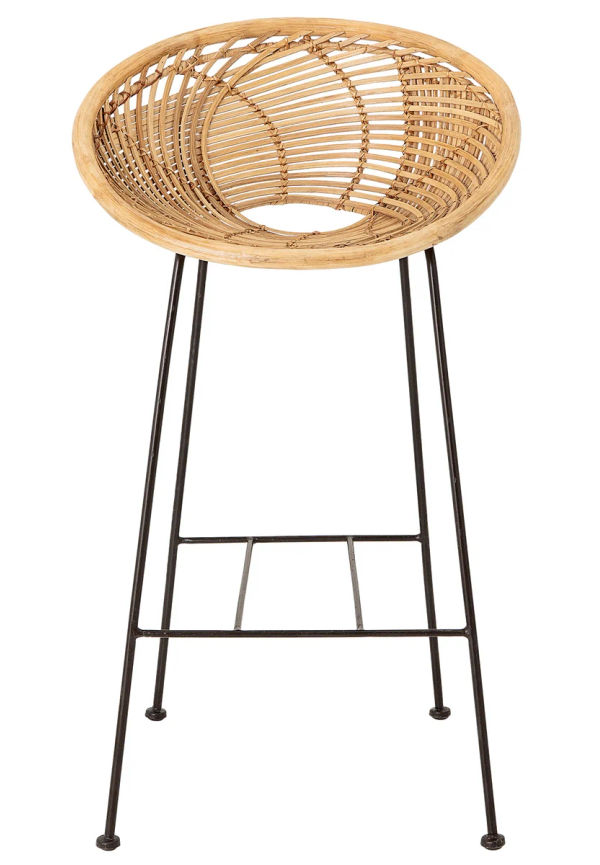 Svart Bloomingville-barstol i otroligt snygg modell.