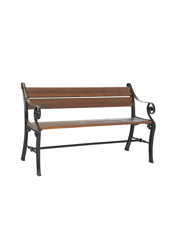 Härlig aluminiumsoffa i brunt från Brafab.