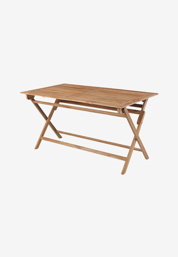 Riktigt snygg brafab bord i brun färg gjord i teak.