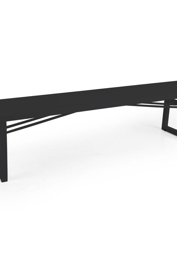 Riktigt snygg vit bord i teak från Brafab.