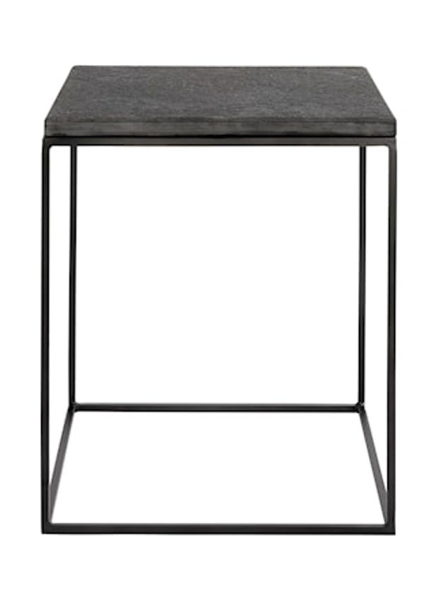 Komfortabel bord i svart färg gjord i järn.