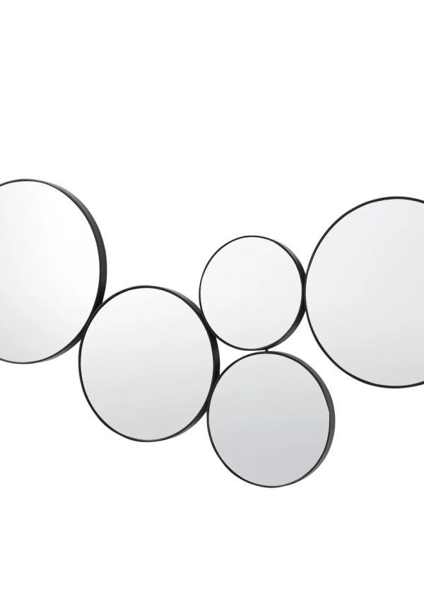 Svart Broste Copenhagen-spegel i stilren modell.