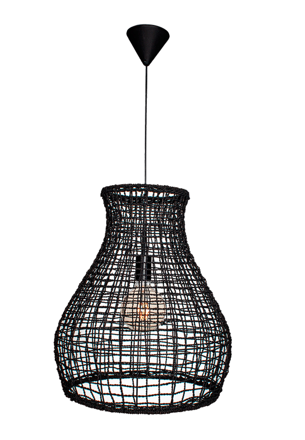 Svart By Rydéns-lampa i trendig modell.