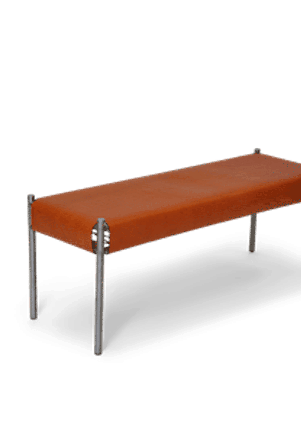 Riktigt fin brun bänk i läder från OX DENMARQ.