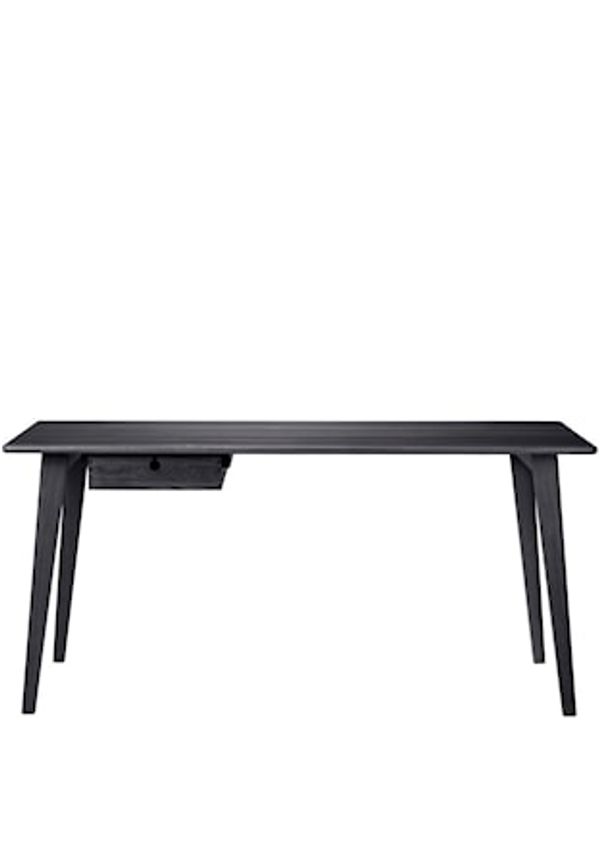 Modern svart bord i ek från FDB Møbler.