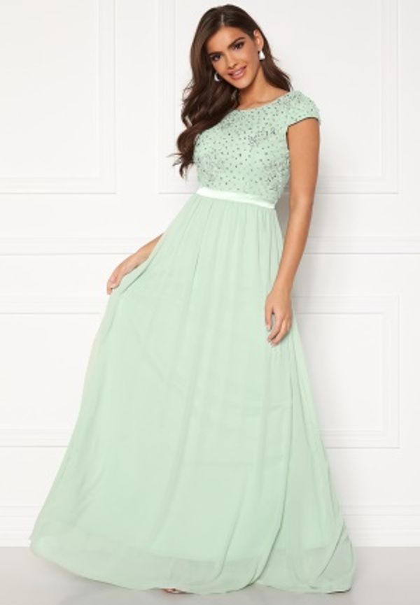 Chiara Forthi Viviere Sparkling Gown Light green 36