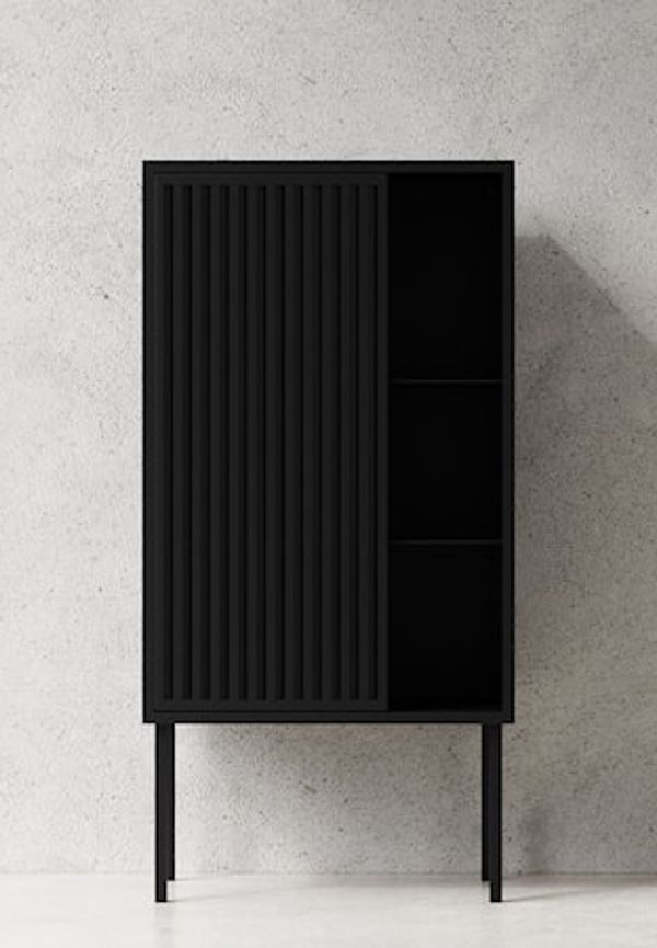 Fantastiskt snygg svart skåp 2025 från NICHBA.