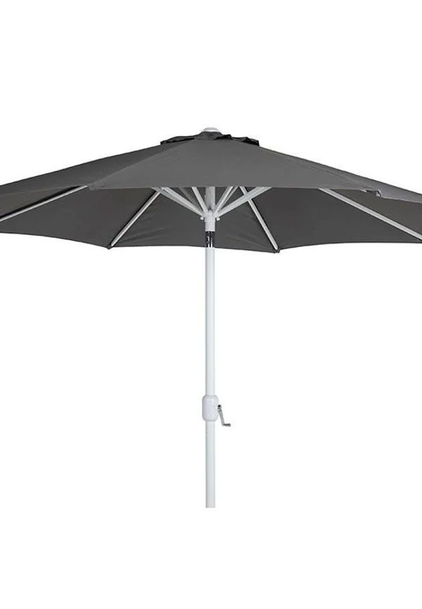 Härlig grå möbel i aluminium från Brafab.