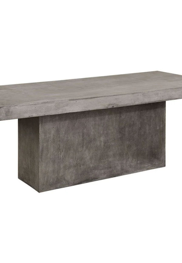 Grå Artwood-matbord i ek i moderiktig modell.