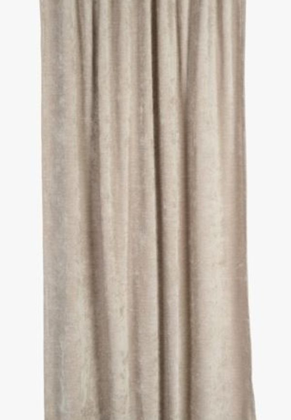 Skön beige gardin 2025 från hemtex.