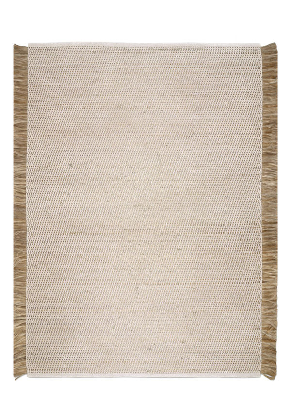 Beige Classic Collection-ullmatta i jättesnygg modell.