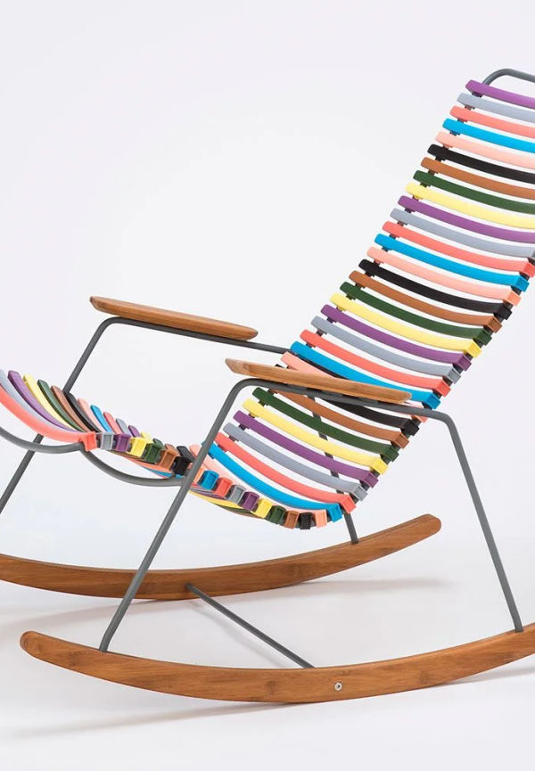 Ikonisk barstol i aluminium från Houe.